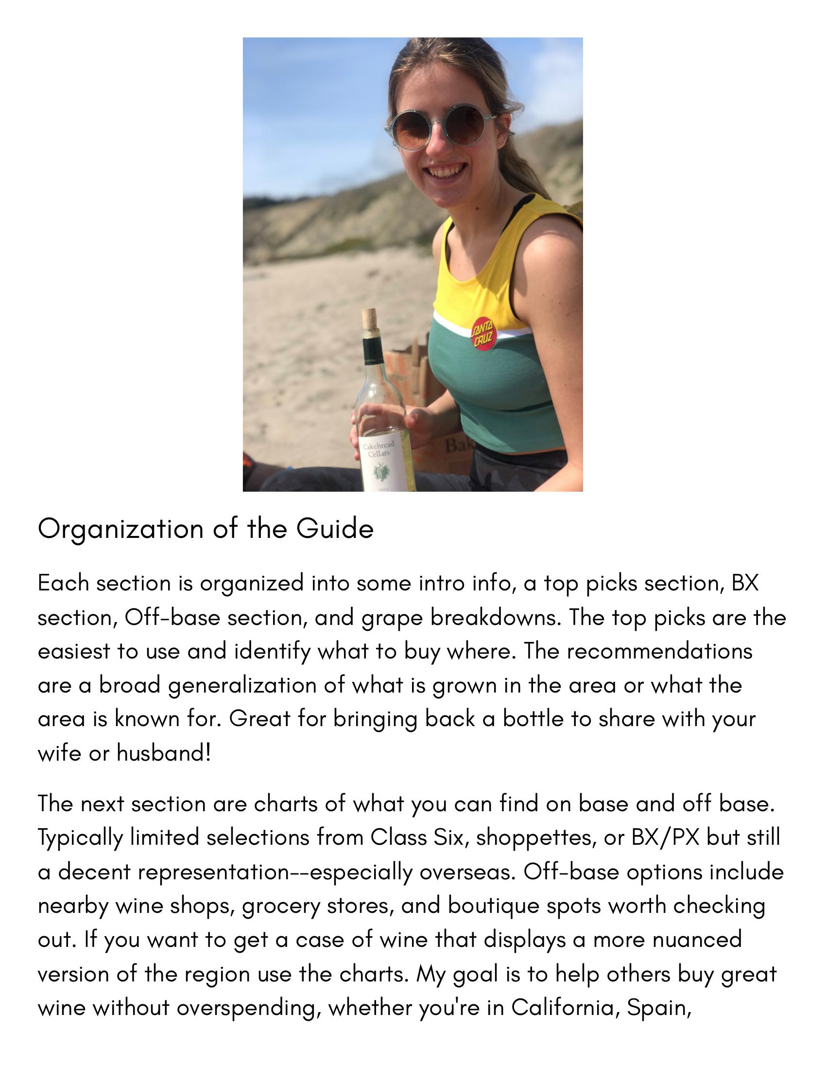 Slide outlining Abby's upbringing in Davis and early exposure to wine culture.