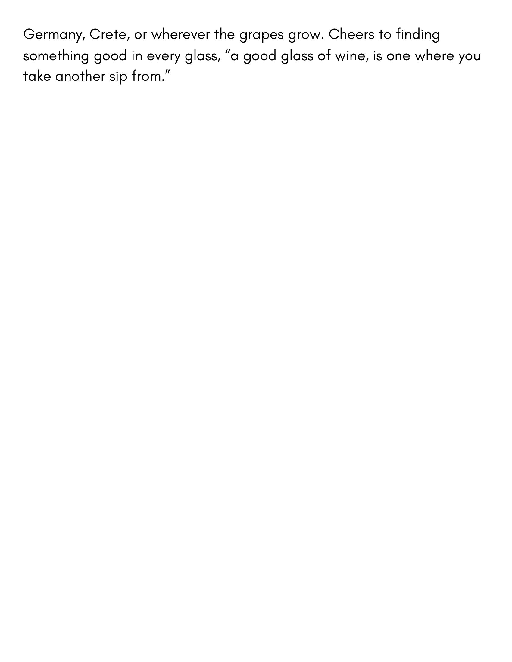 Slide explaining how to use the guide with the 'Cheers to finding something good in every glass' quote.