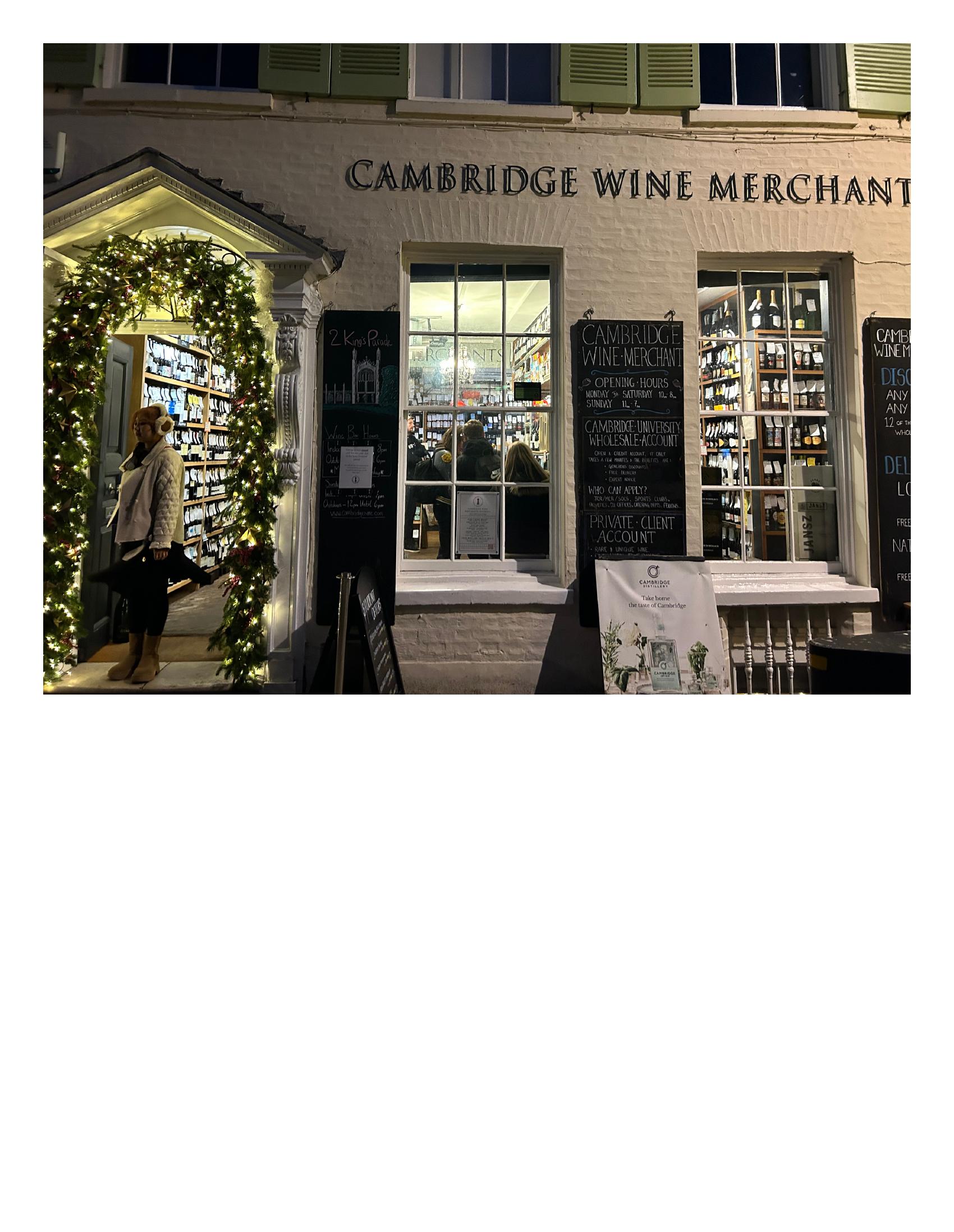 Full-bleed personal photograph from Abby's Air Force and travel archive used in the TDWines deck (reference image 3).