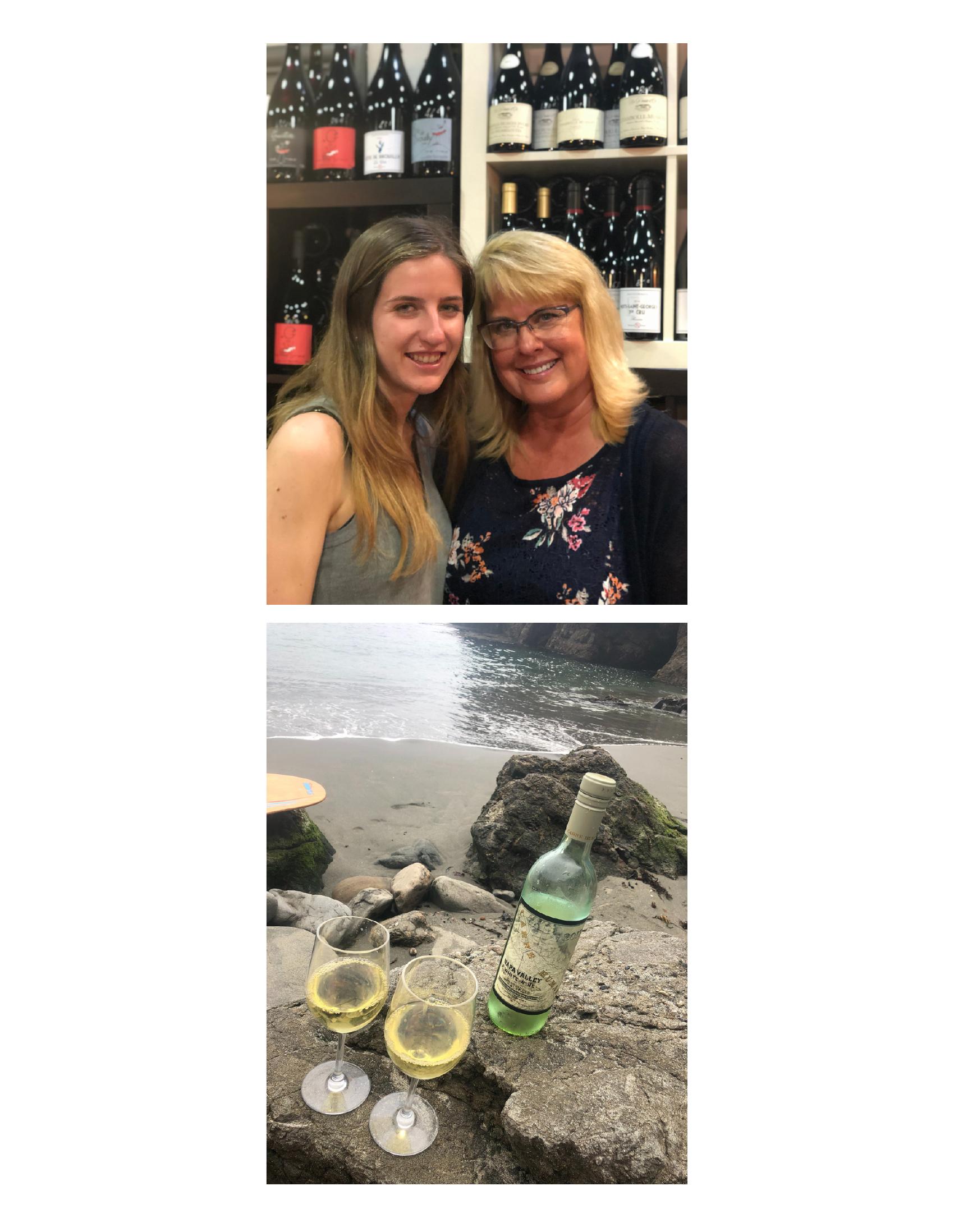 Full-bleed personal photograph from Abby's Air Force and travel archive used in the TDWines deck (reference image 4).