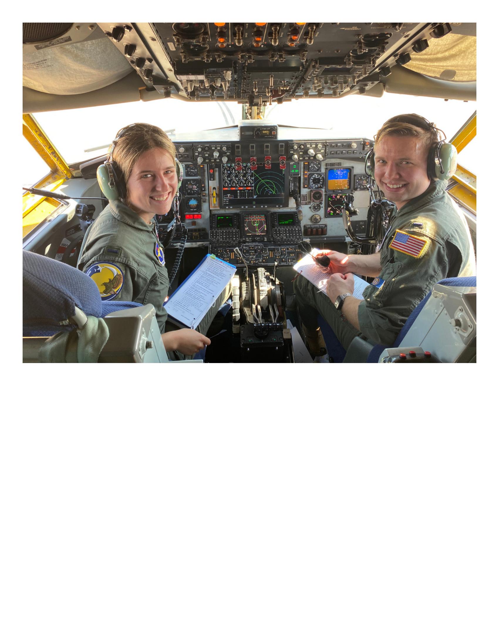 Full-bleed personal photograph from Abby's Air Force and travel archive used in the TDWines deck (reference image 11).