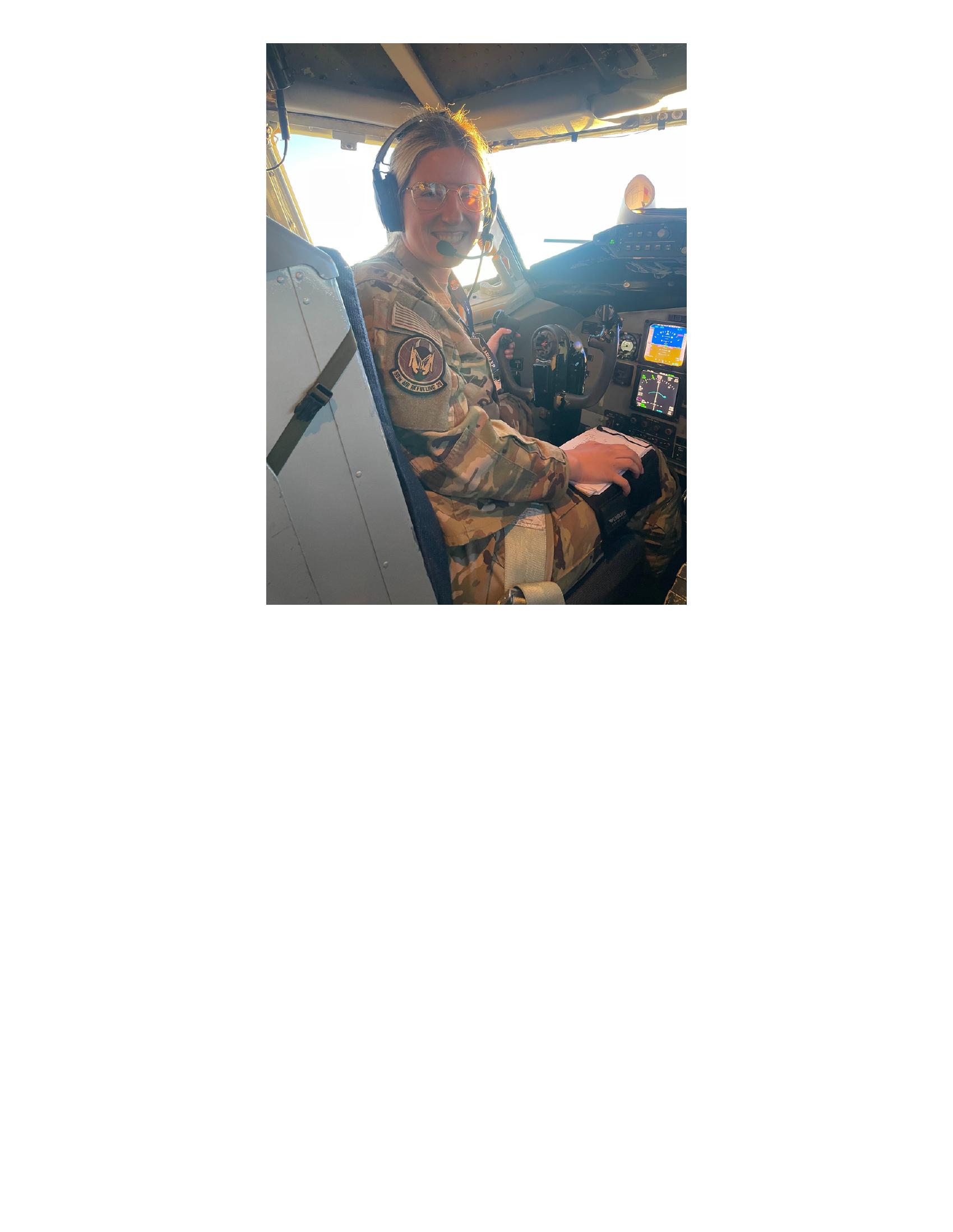 Full-bleed personal photograph from Abby's Air Force and travel archive used in the TDWines deck (reference image 17).