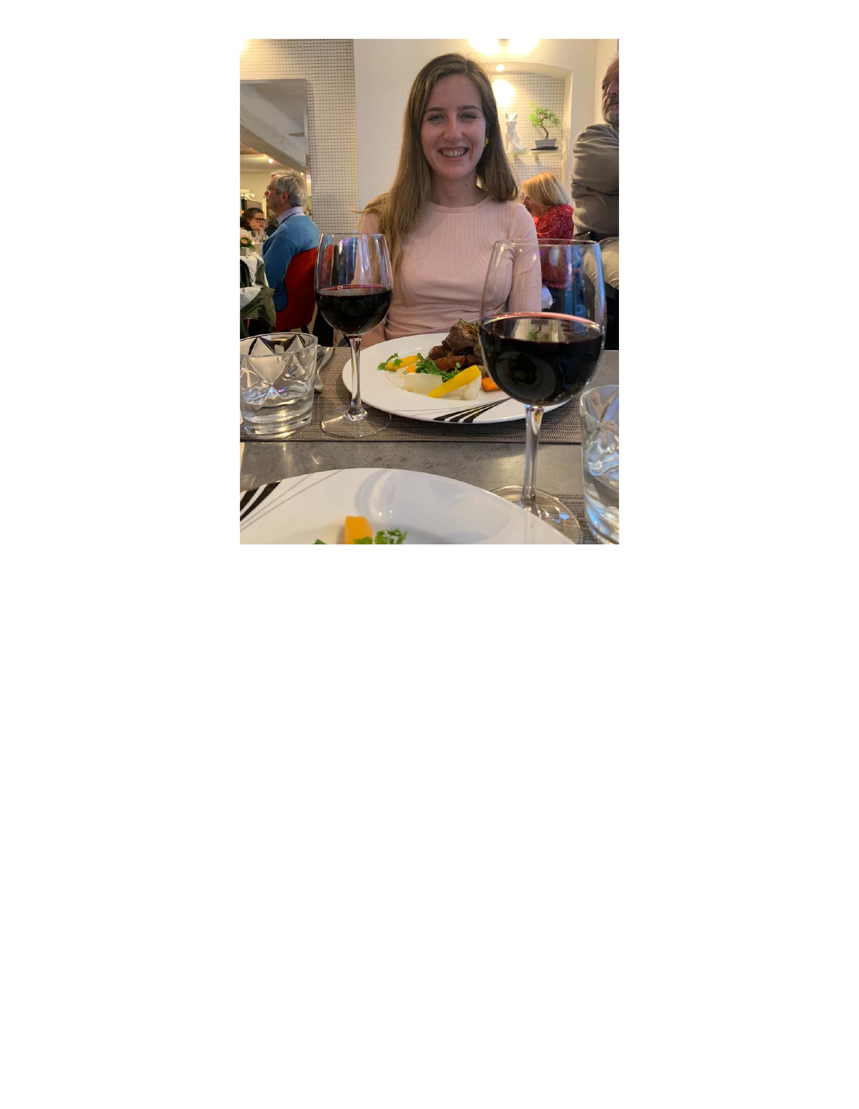 Full-bleed personal photograph from Abby's Air Force and travel archive used in the TDWines deck (reference image 19).